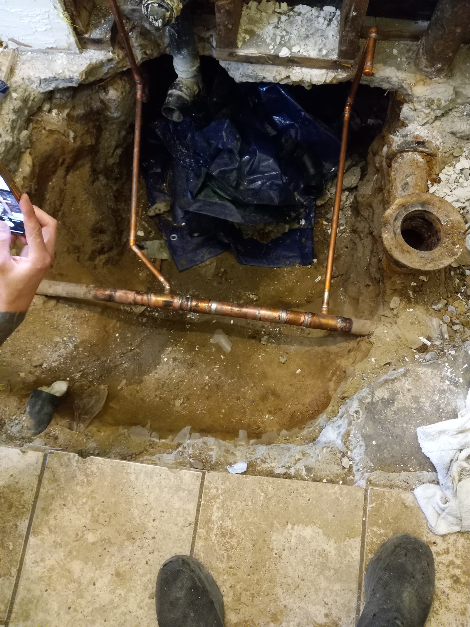 JND Plumbing job site