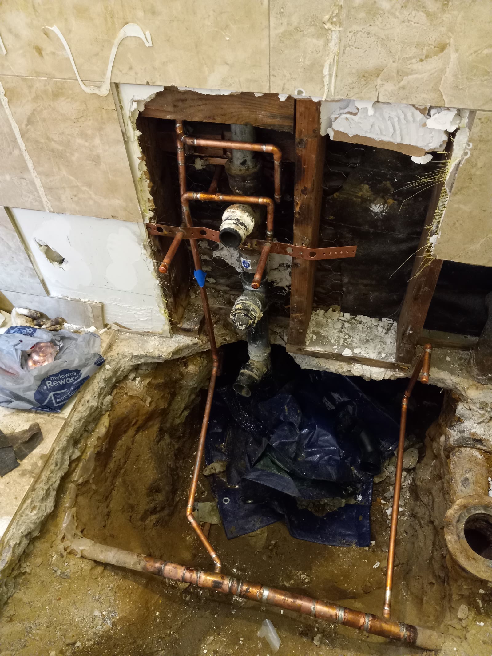 JND Plumbing job site